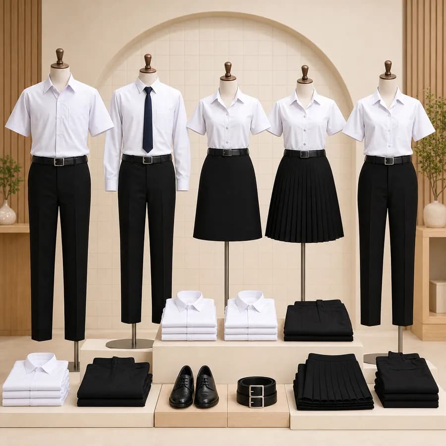 สินค้าในหมวดเสื้อผ้านักศึกษา, ปวส และ ปวช