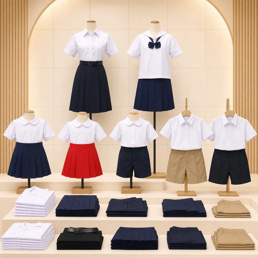 สินค้าในหมวดเสื้อผ้านักเรียน